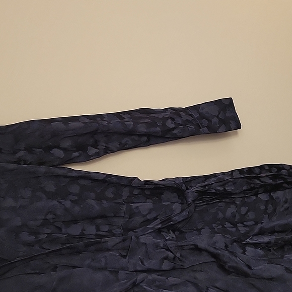 Parker | Marin Collared Wrap Midi Dress | Size 8 - Picture 6 of 9